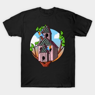 Double Decker Birdhouse T-Shirt